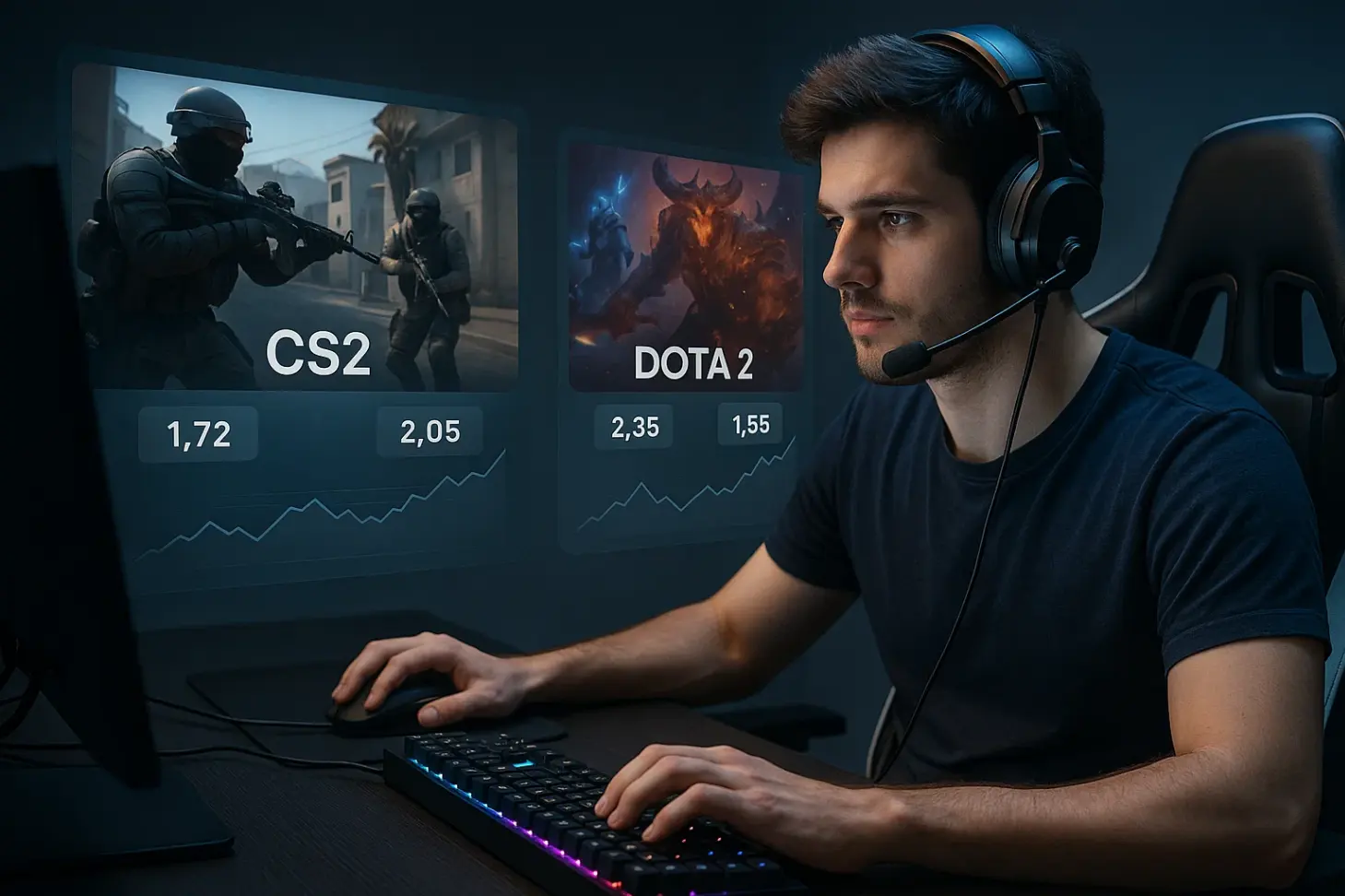 Ставки на CS2 и Dota 2 в Бетсити — почему растёт киберспортивный беттинг